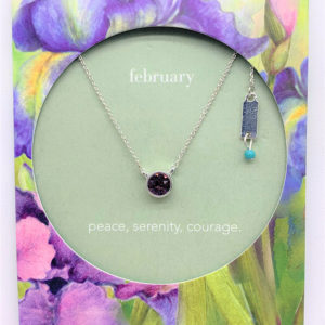 Necklace - February Birthstone Amethyst