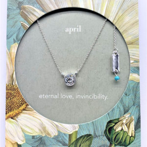 Necklace - April Birthstone Diamond